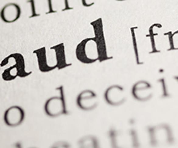 The word fraud in the dictionary